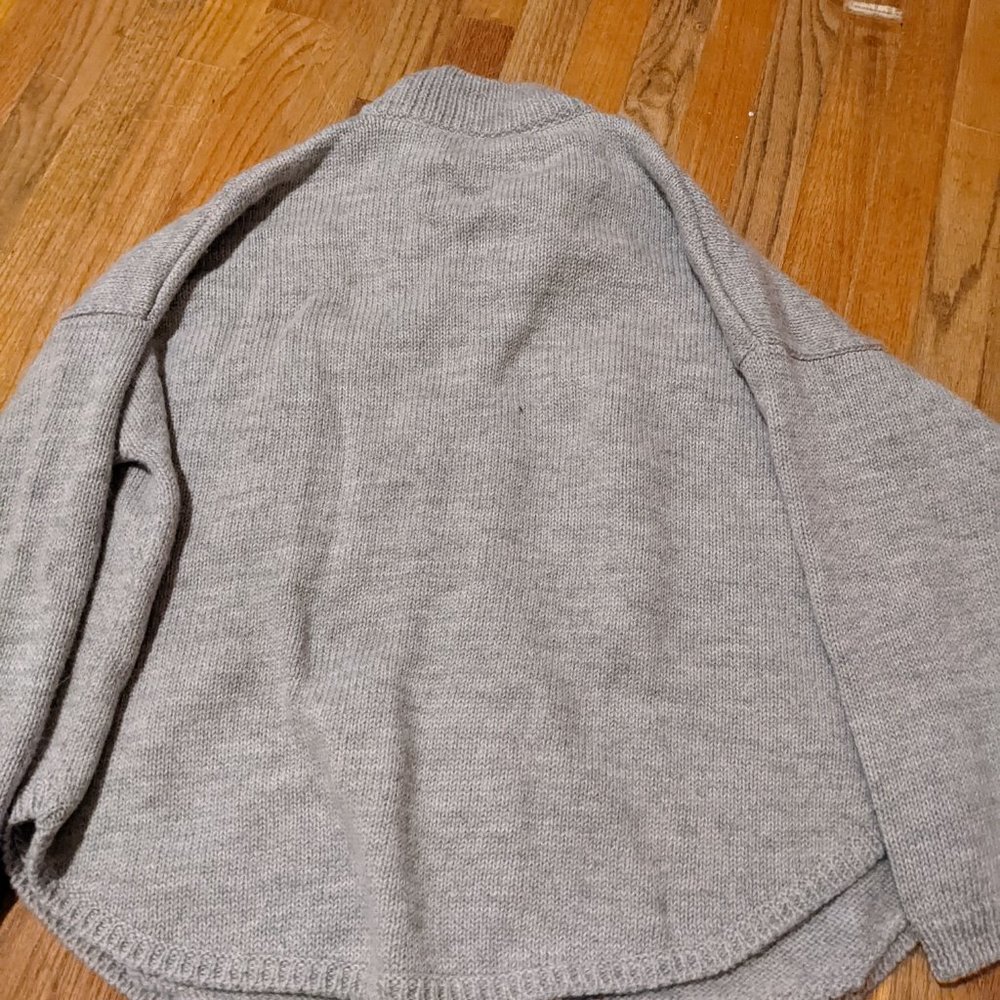 Monica Cordera ecowool polo jacket silver grey NWT - Picture 7 of 7